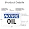 Signmission Oil, 14 in W x Rectangle, Aluminum OS-2PACK-NS-A-1014-L-16969 - alternate 6